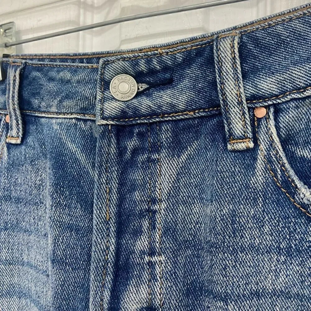 Pacsun mini skirt distress hem size 27